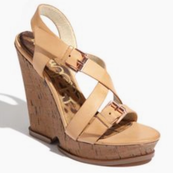 🔴GONE @2PM PST🔴 Sam Edelman Josie Wedge Sandals - Picture 1 of 8